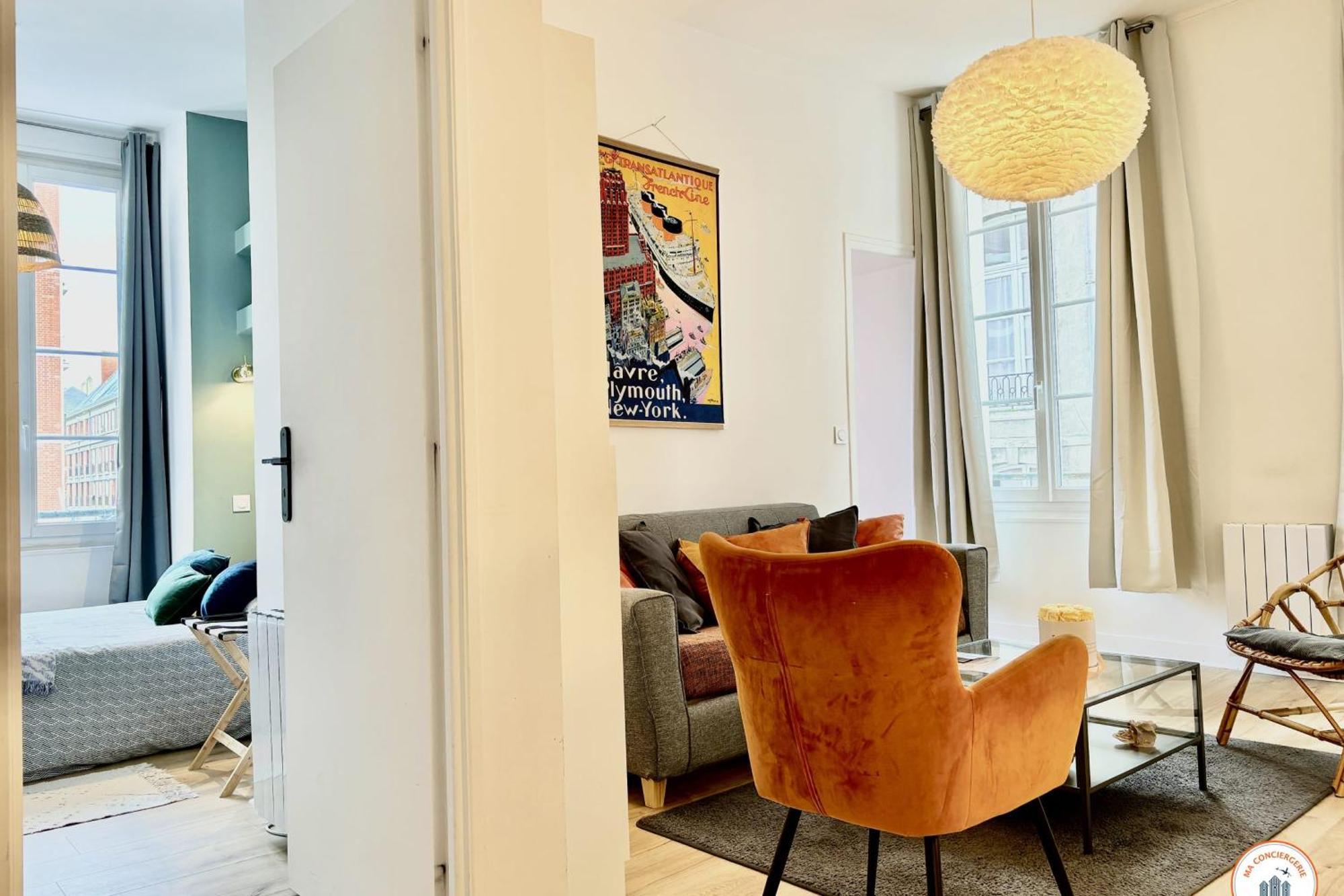 Apartmán L'Oasis Havrais - Centre Historique Le Havre Exteriér fotografie